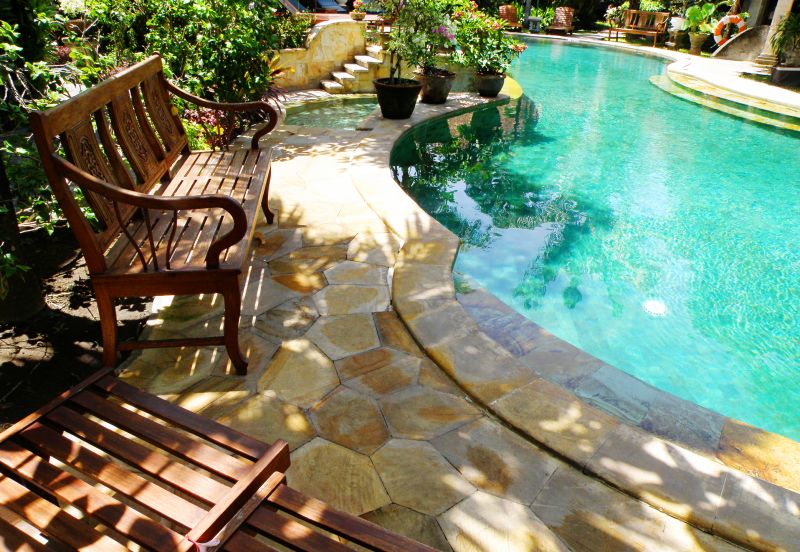 Contemporary Pool Deck