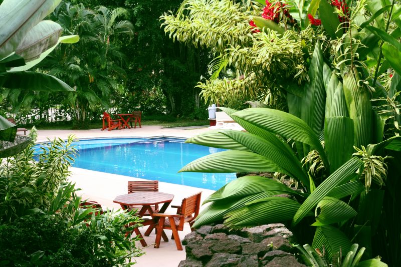Tropical-Inspired Patio