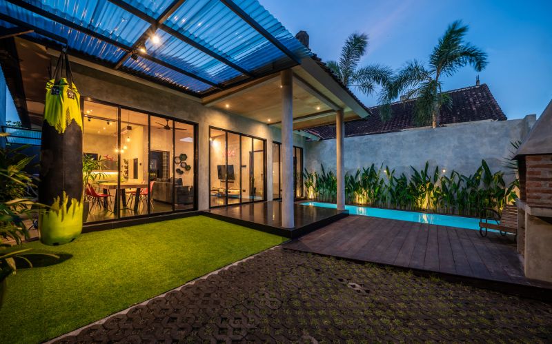 Spring Poolside Patio